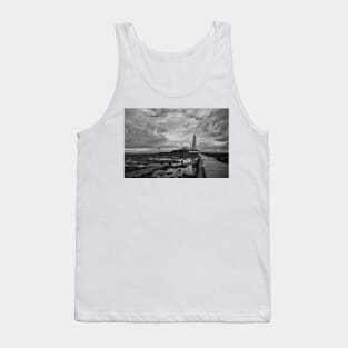 St Mary's Island and Lighthouse Tank Top